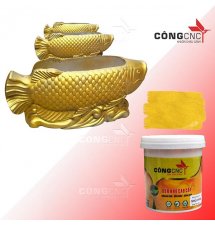 Sơn nhũ vàng cho chậu xi măng - Khuôn Chậu Cảnh Công CNC - Công Ty TNHH Thương Mại Công CNC